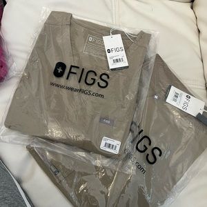 COPY - Brand new Fig sets.All tops are large and pants are medium petite.